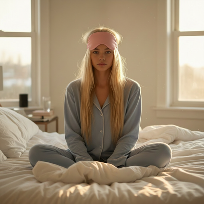 NatureFlow Weighted Silk Sleep Mask